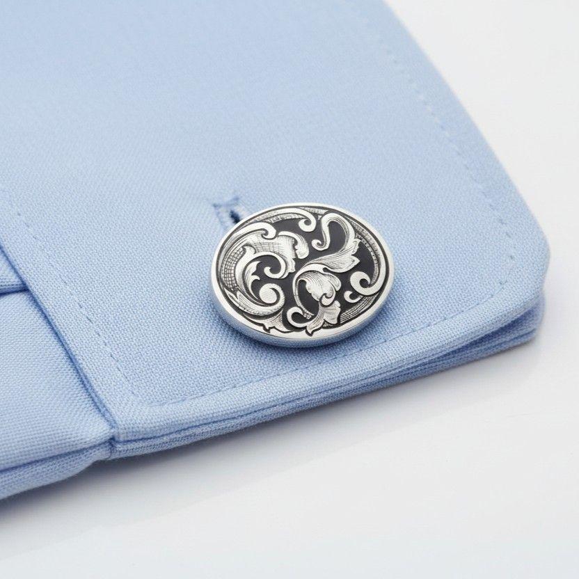 Hand Engraved Cufflinks