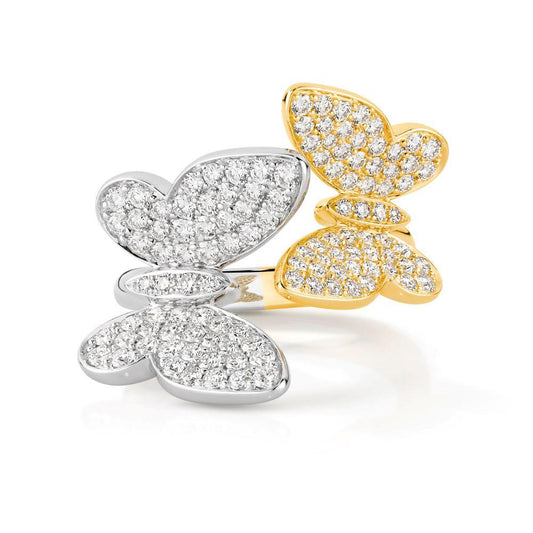 Perching Butterflies Ring