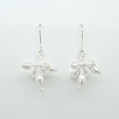 Sterling Silver Gum Blossom Earrings