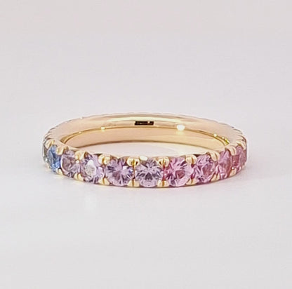 Rainbow Sapphire Ring