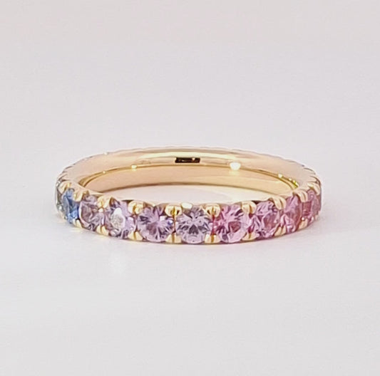 Rainbow Sapphire Ring