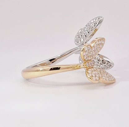 Perching Butterflies Ring