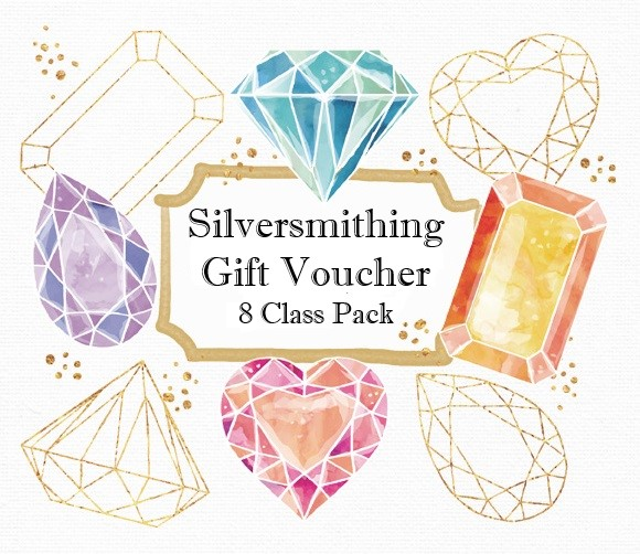 Silversmithing Classes Gift Voucher - 8 Pack