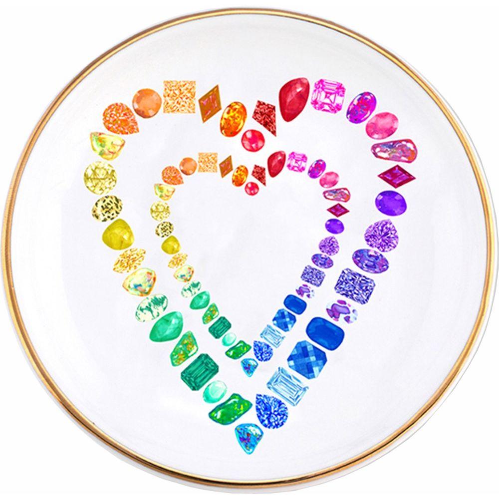 Gemstone Hearts Dish