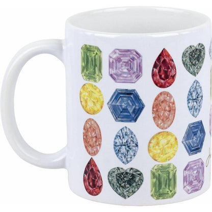 Fancy Colour Gemstone Mug