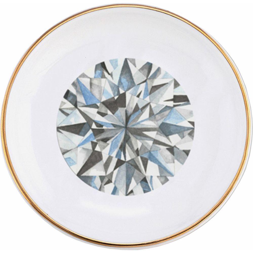 Round Diamond Jewellery Dish
