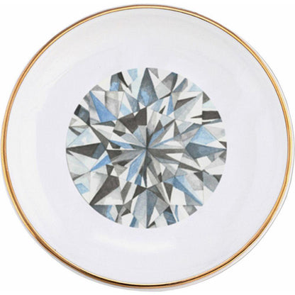 Round Diamond Jewellery Dish