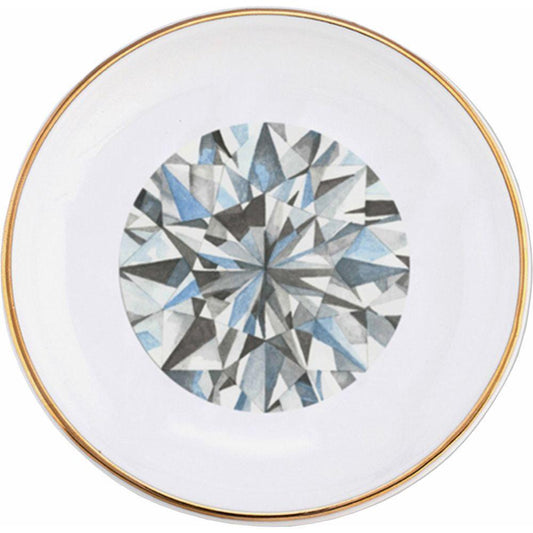 Round Diamond Jewellery Dish