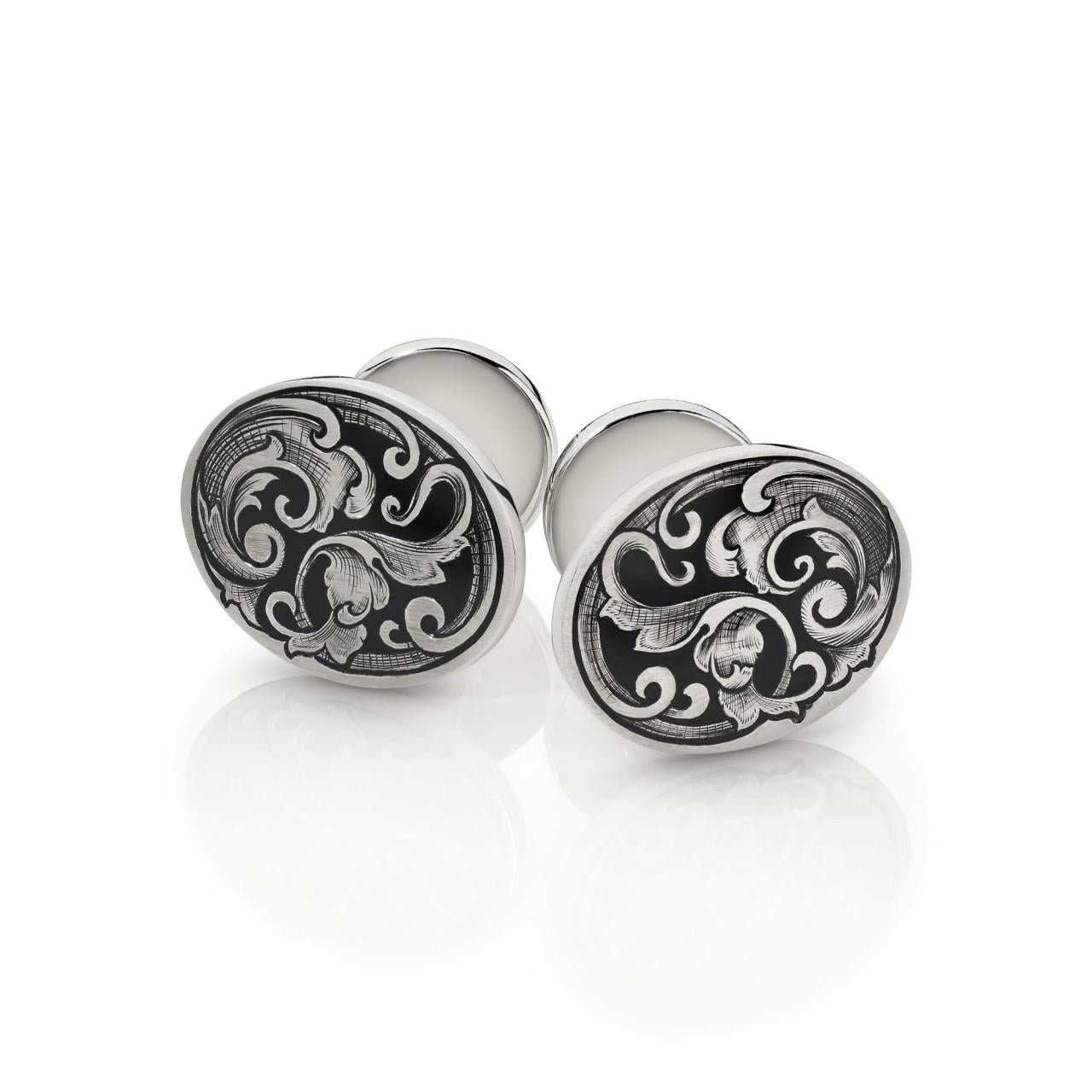 Hand Engraved Cufflinks