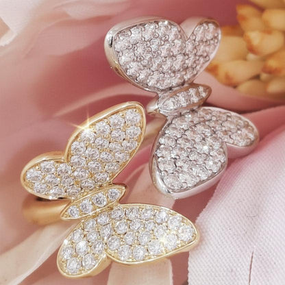 Perching Butterflies Ring