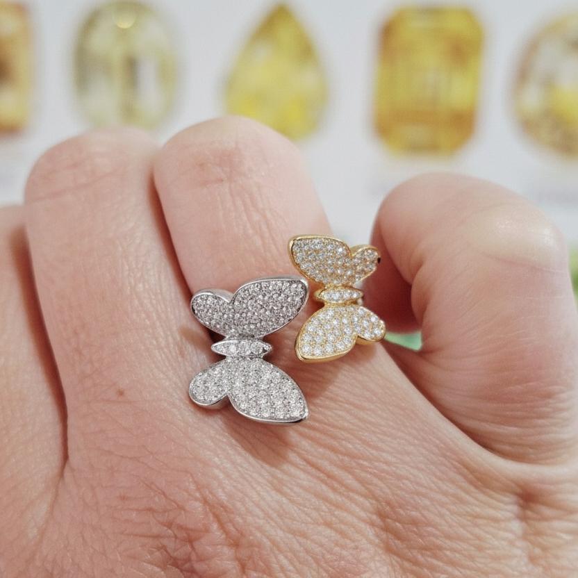 Perching Butterflies Ring