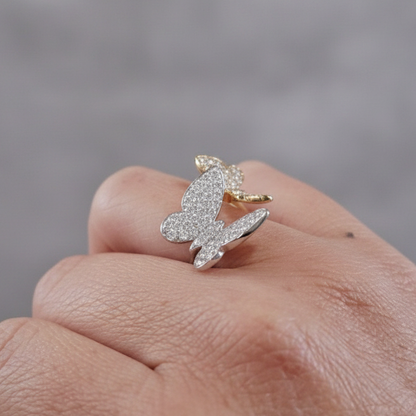 Perching Butterflies Ring