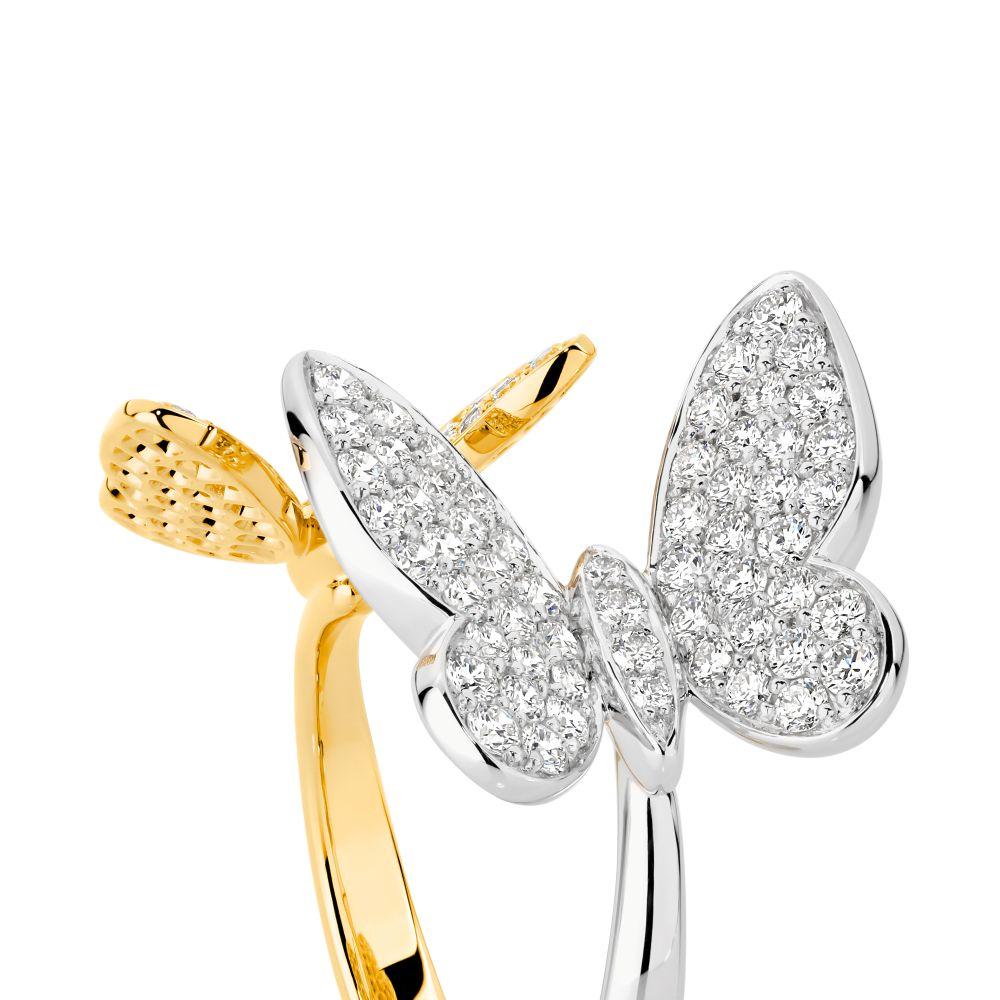 Perching Butterflies Ring