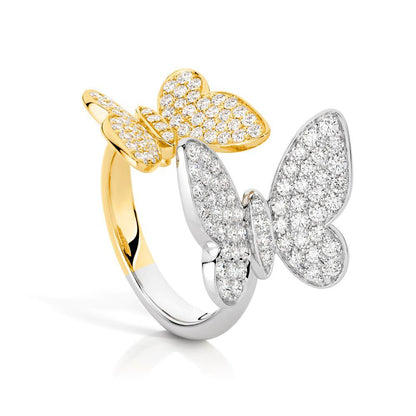 Perching Butterflies Ring