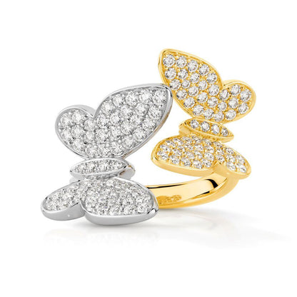 Perching Butterflies Ring