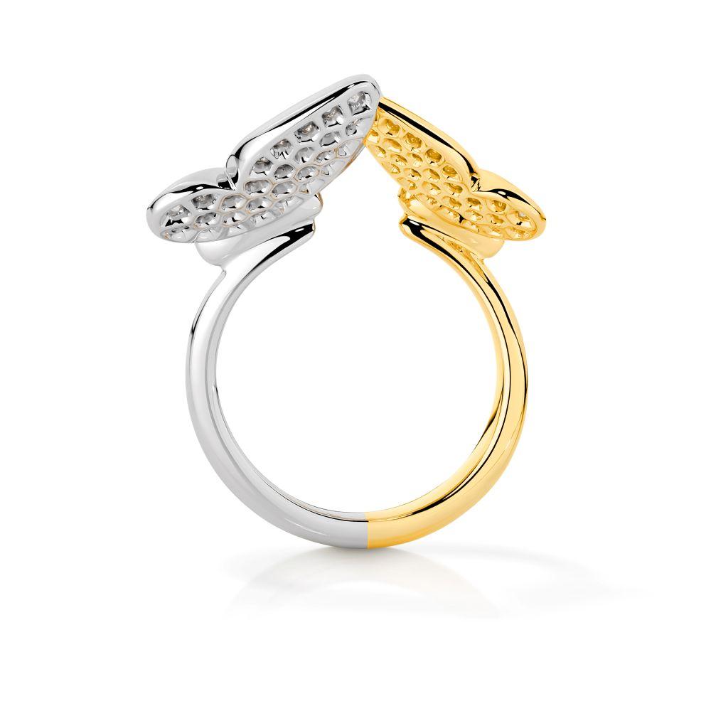 Perching Butterflies Ring