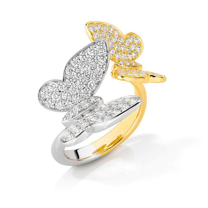 Perching Butterflies Ring