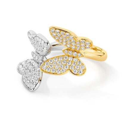 Perching Butterflies Ring
