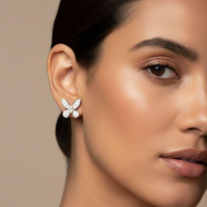 Butterfly Diamond Earrings