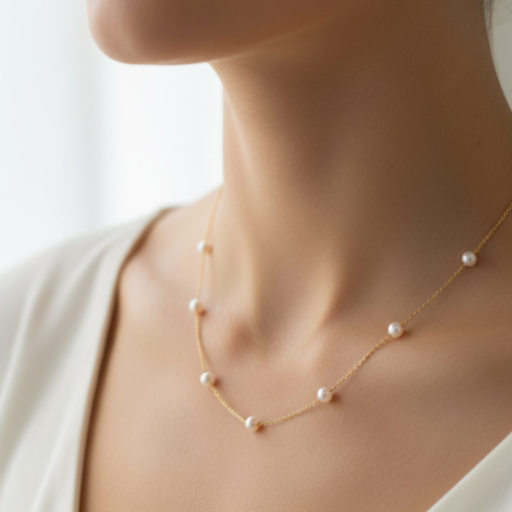 Petite Pearl Necklace