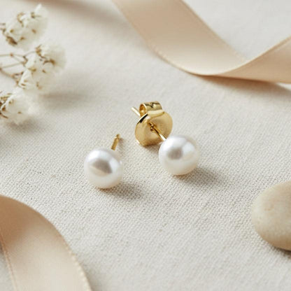 South Sea Keshi Pearl Studs