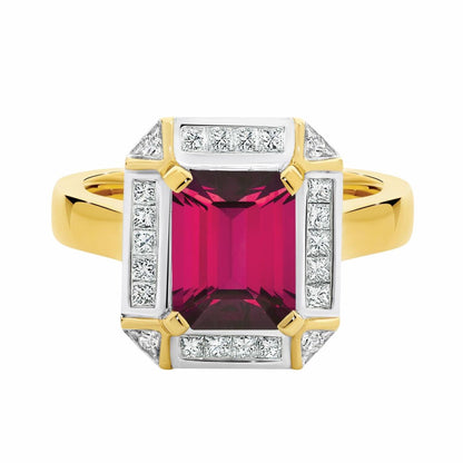 Pink Tourmaline Ring