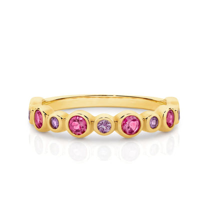Garnet & Amethyst Ring