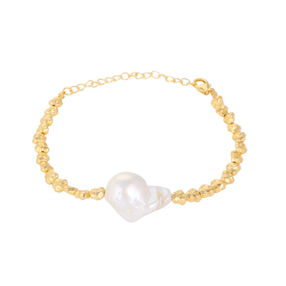 Pearl Pebble Bracelet