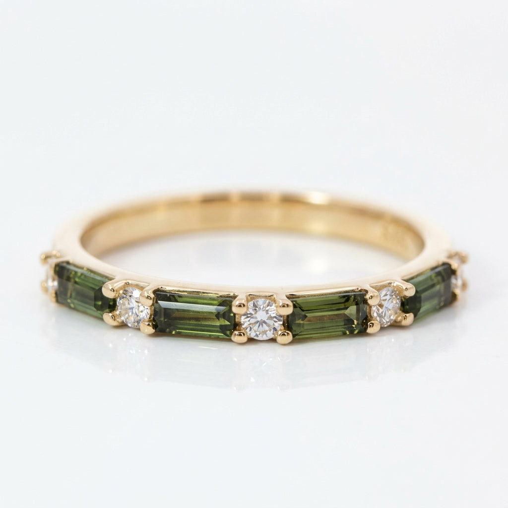 Parti Sapphire & Diamond Ring