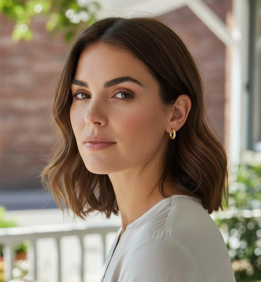 Diamond Set Mini Huggies